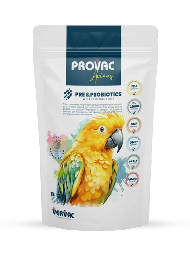 PROVAC PRE&PROBIOTICS  POWDER SUPPLEMENTS FOR BIRDS 500GR