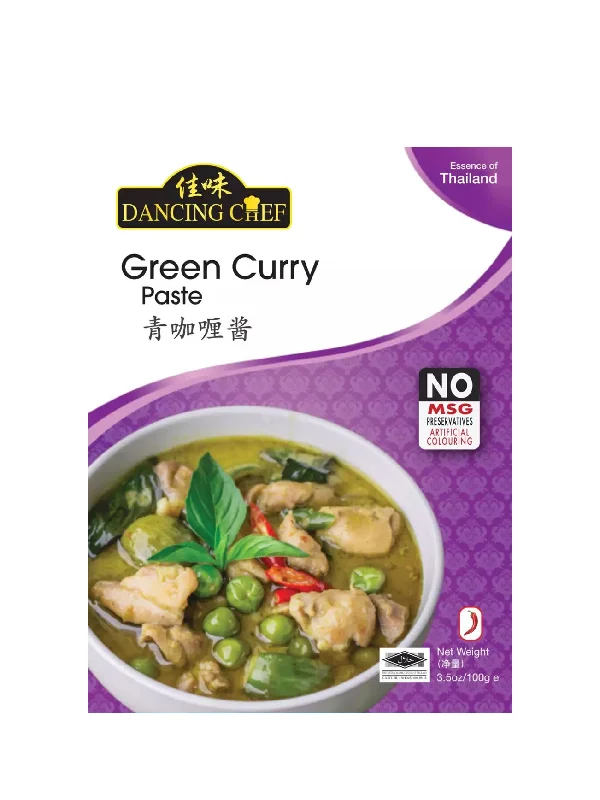 DANCING CHEF GREEN CURRY PASTE 100GM