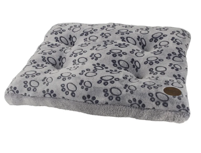 60835 NOBBY Comfort cushion square "STEP" grey L x B x H: 92 x 65 x 6 cm