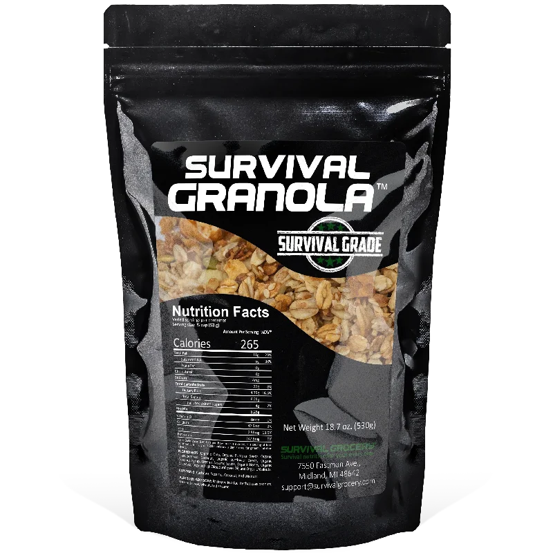 Survival Granola™ - Organic, Gluten Free, and Non-GMO