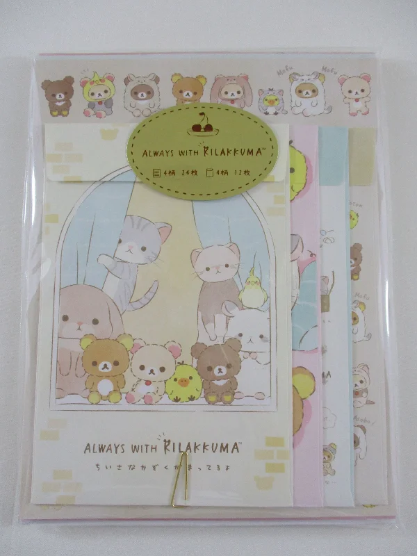 Cute Kawaii San-X Always with Rilakkuma Letter Set Pack - A 2022 - Stationery Writing Paper Envelope Penpal