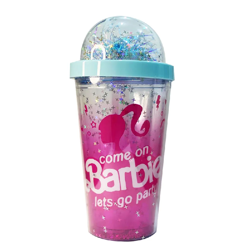 (NET)Barbie Plastic Cup 450ml