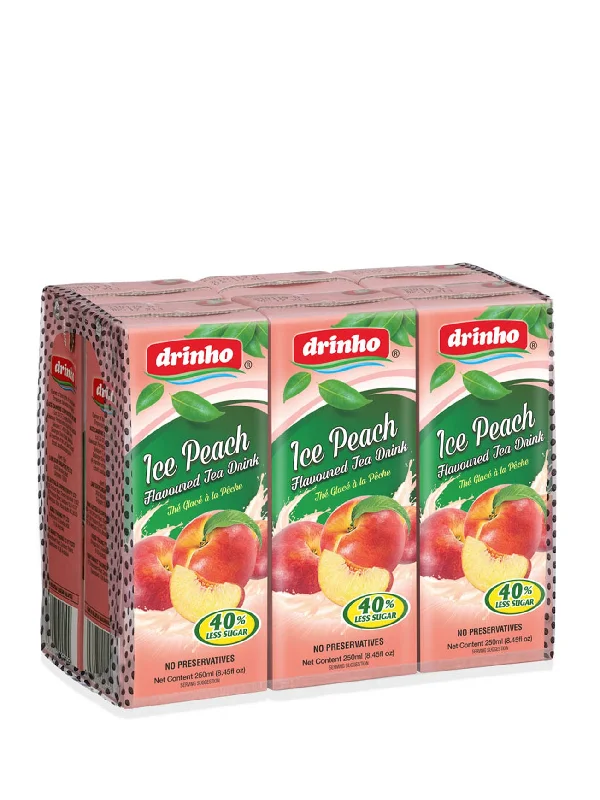 DRINHO ICE PEACH TEA 6X250ML