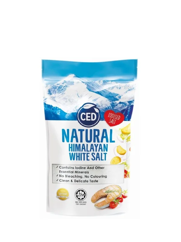 CED NATURAL HIMALAYAN WHITE SALT 500G