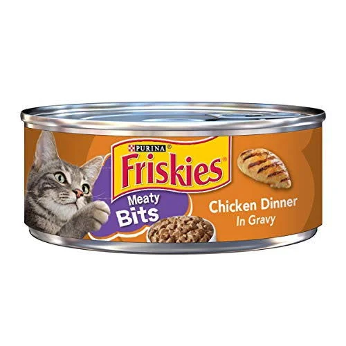 Purina Friskies Cat Wet Food Meaty Bites Chicken 156g