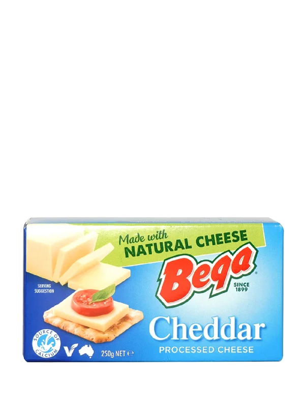 BEGA PROCESSED CHEESE CHEDDAR 250GM