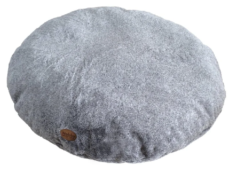 60648 NOBBY Comfortcushion XL „Cuddly“ lightgrey Ø 132 cm x 20 cm