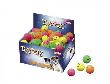 67238 NOBBY Foam rubber Smiley balls assorted 4,7 cm