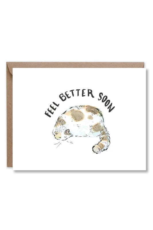 Feel Better Soon Cat Card