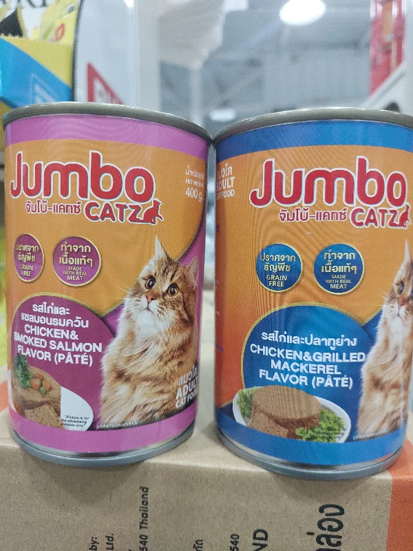 Jumbo.Cat Food Pate Assorted .400g x  24