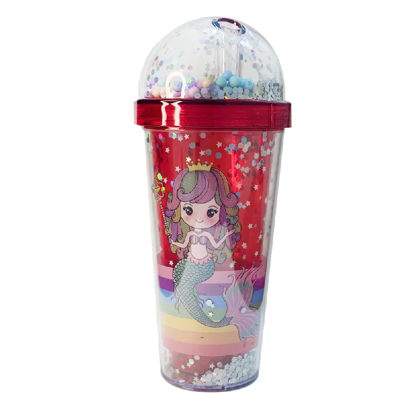 (NET)Mermaid Plastic Cup 400ml