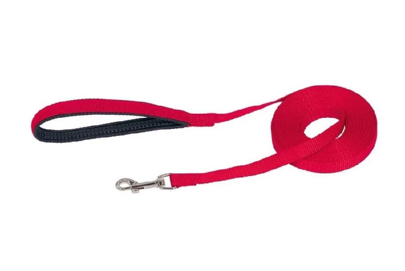 73252-01 NOBBY Tracking leash flat red l: 10 m; w: 15 mm