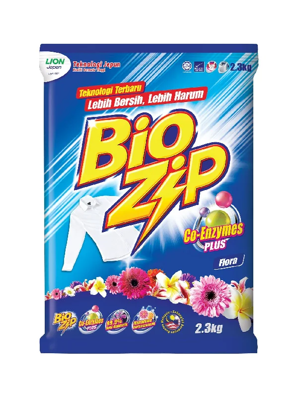 BIO ZIP DETERGENT FLORAL 2.3KG