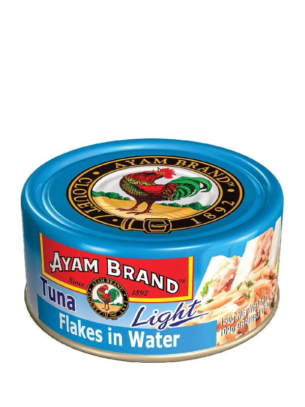 AYAM BRAND TUNA FLAKES IN WATER LIGHT 150G