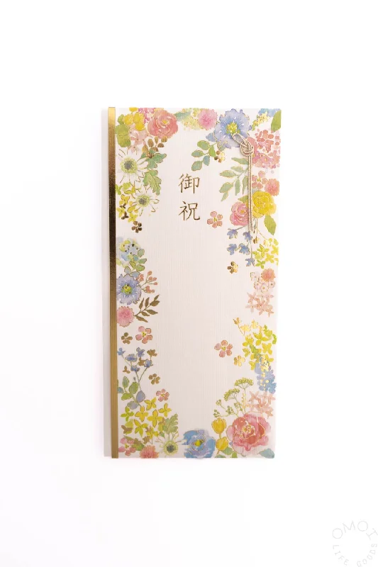 Flower Garden Congratulations Gift Envelope