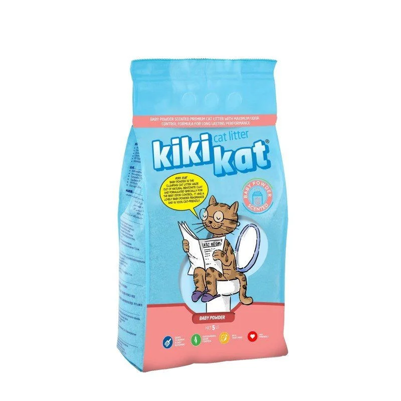 Kiki Kat Clumping Cat Litter Baby Powder 5L