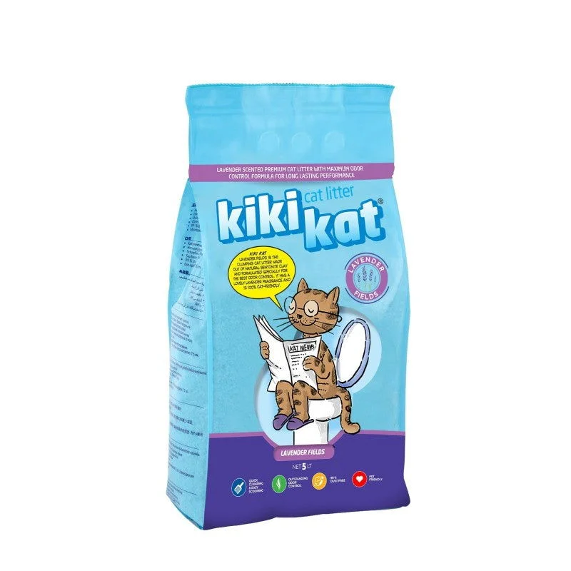 Kiki kat Clumping Cat Litter Lavender 5L