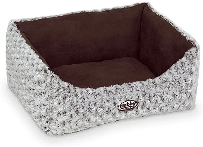 71469 NOBBY Comfort bed square "ARUSHA" brown L x W x H: 45 x 40 x 18 cm