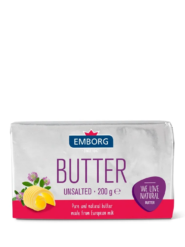 EMBORG UNSALTED BUTTER 200G