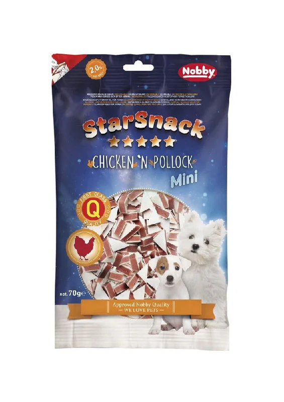 70140 NOBBY StarSnack Mini Chicken ´n Salmon 70 g