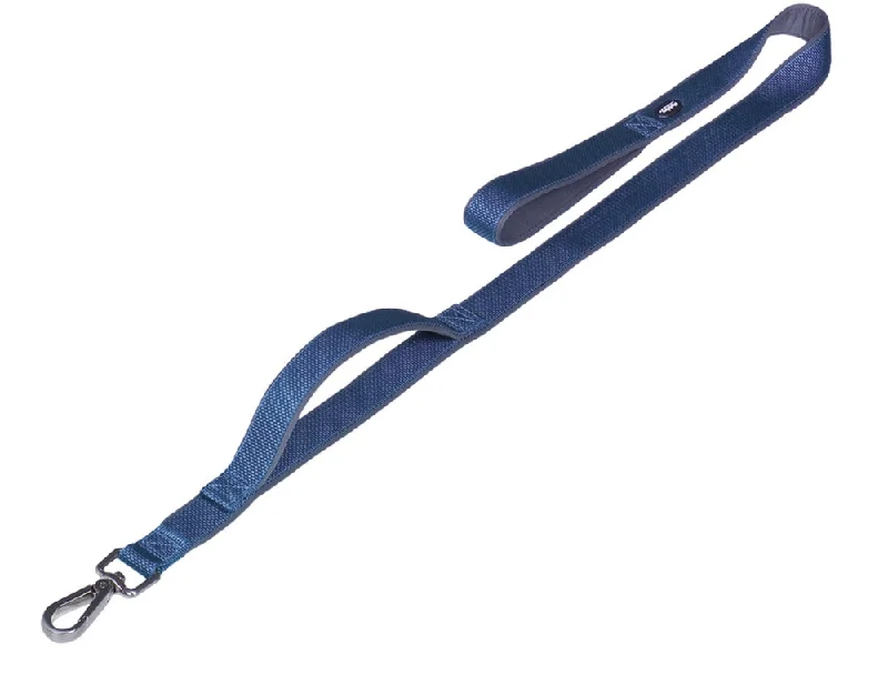 80635-06 NOBBY Leash with traffic Loop "Classic Preno Royal" blue L: 120 cm; W: 25/35 mm