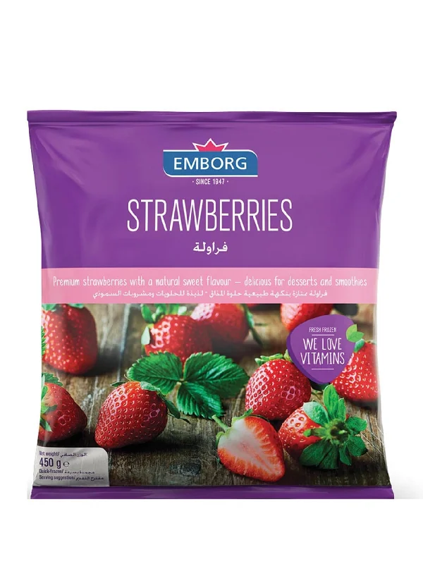 EMBORG STRAWBERRIES 450G