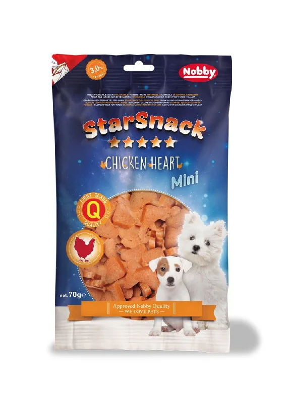 70142 NOBBY StarSnack Mini Chicken Heart 70g