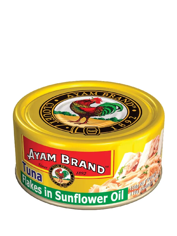 AYAM BRAND TUNA FLAKES IN SUNFLOWER OIL 150G