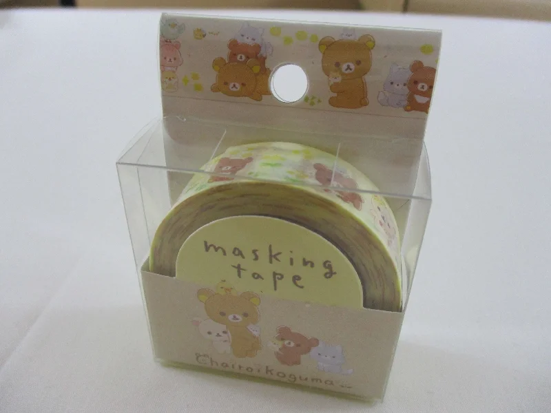 Cute Kawaii San-X Rilakkuma Washi / Masking Deco Tape - L - for Scrapbooking Journal Planner Craft