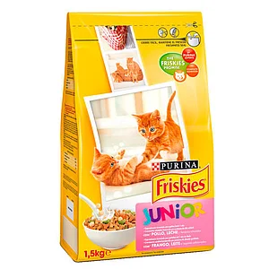 Purina Friskies Junior with Chicken & Milk Dry Food 1.5kg