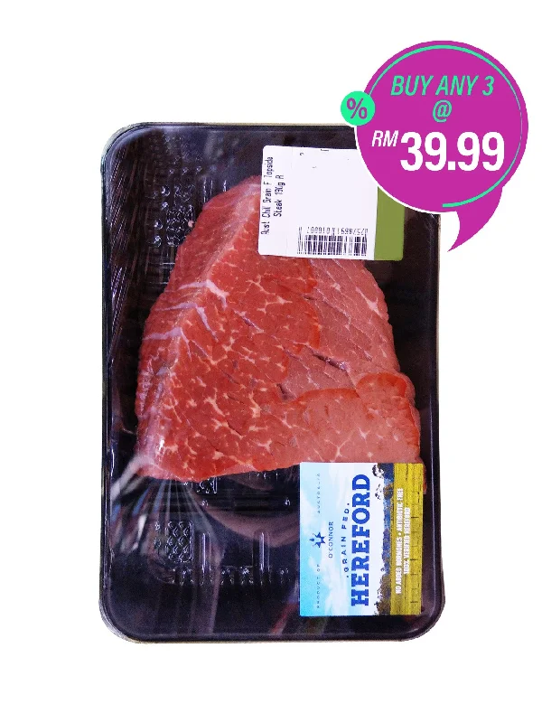 AUST CHILL GRAIN F TOPSIDE STEAK 190G R