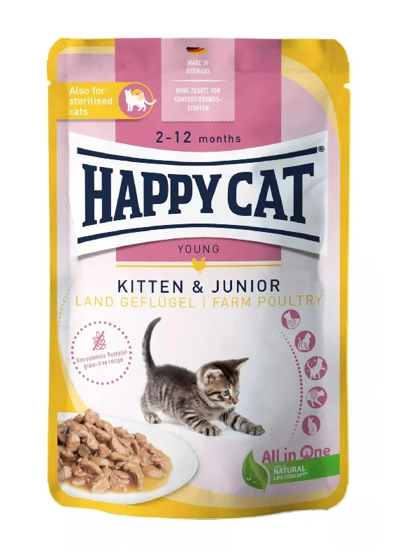 Happy Cat Wet Food Poultry Kitten 85g