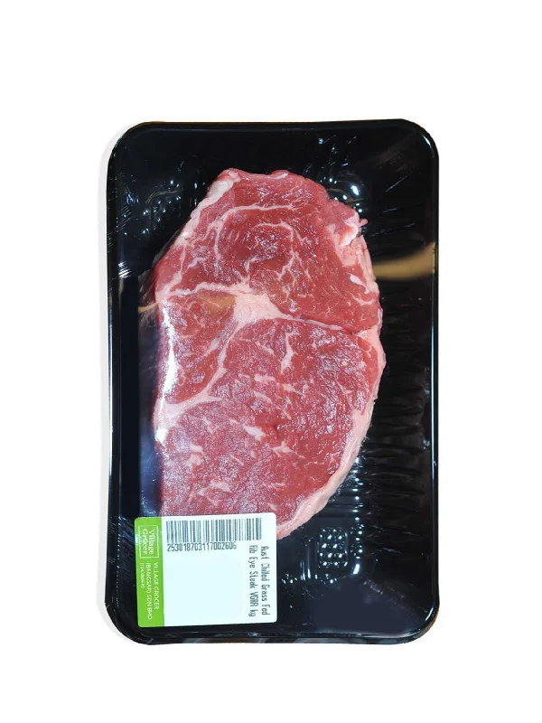 AUST CHILLED GRASS FED BEEF RIB EYE STEAK (+/-450G)