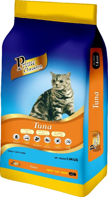 PRIME CLASSICA INDOOR OUTDOOR ADULTCATFOOD WITH TUNA 7KGX2BAG