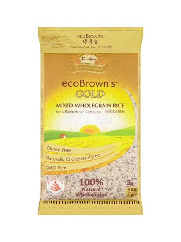 ECOBROWNS GOLD WHOLEGRAIN MIX 5KG