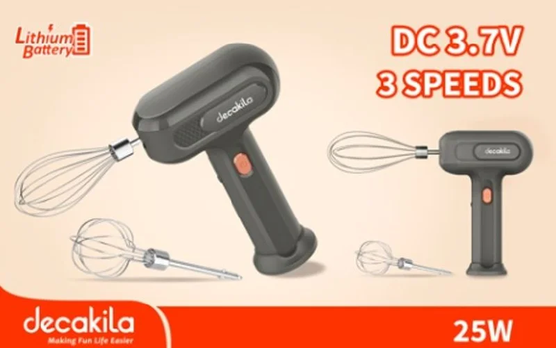 Decakila Cordless hand mixer 25W