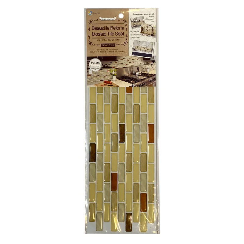 Beaustile Reform Mosaic Tile Seal Brick brown