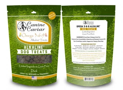 Canine Caviar Duck Omega 3-6-9 Treats 9oz