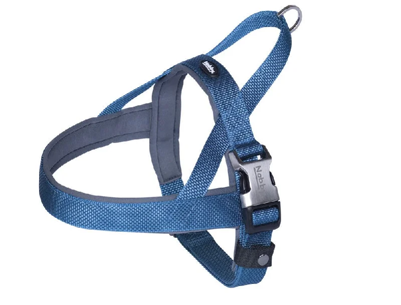 80640-06 NOBBY Norwegian Harness "Classic Preno Royal" blue L: 50-64 cm + 42 cm; W: 25/35 mm