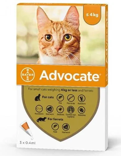 Advocate Spot On Solution For Small Cat (Up to 4kg) 1 Dose