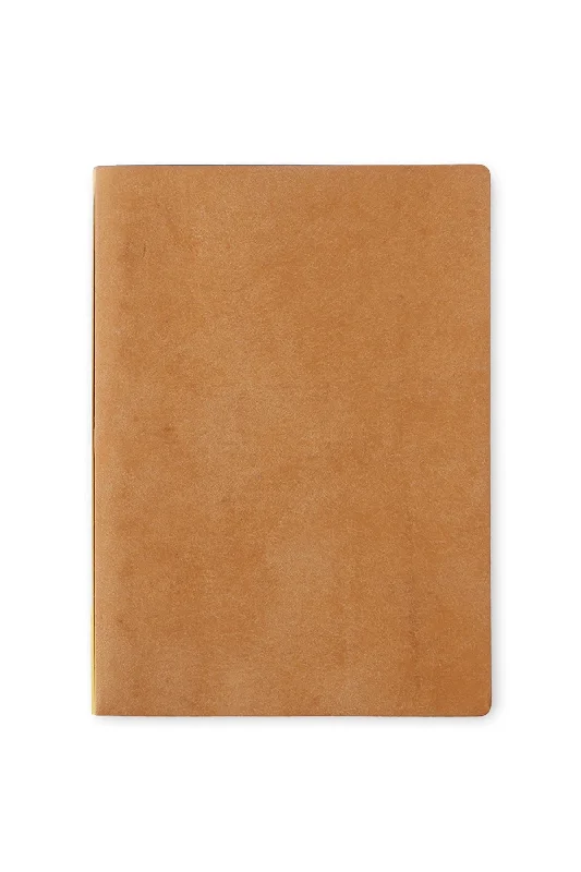 PLOTTER Pueblo 6-Ring Leather Binder A5 Size Beige