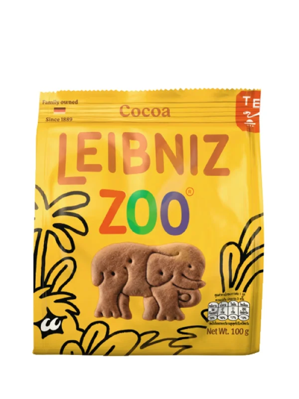 BAHLSEN LEIBNIZ ZOO COCOA 100G