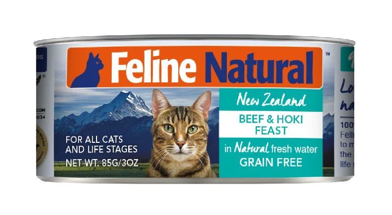 Feline Natural Canned Cat Food 170g （7 flavor options）*Buy 12 of same size, get 1 free!