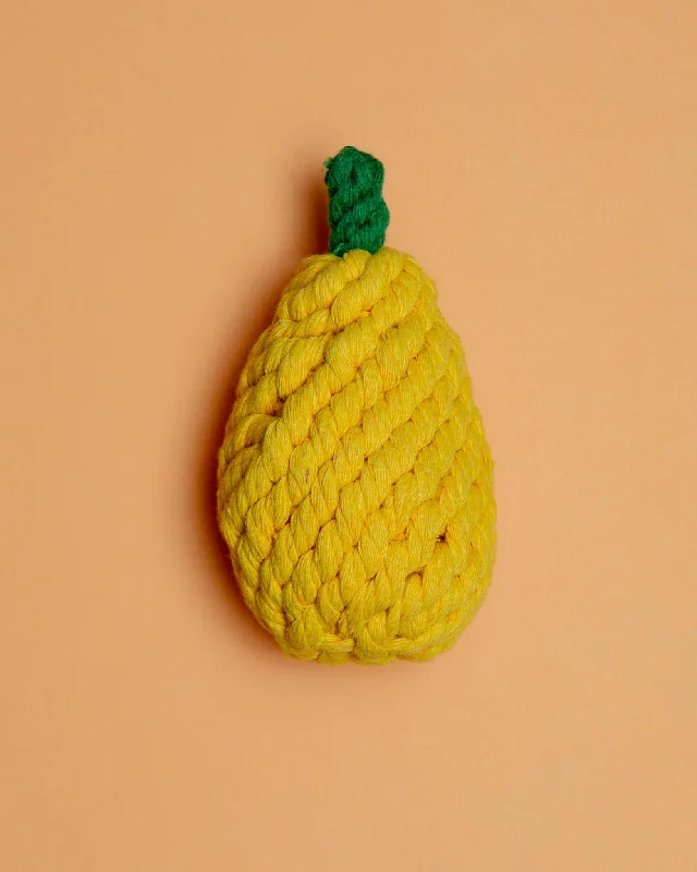 Eco-Friendly Pear Rope Dog Toy (FINAL SALE)