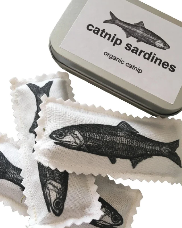 Organic Catnip Sardines Toy