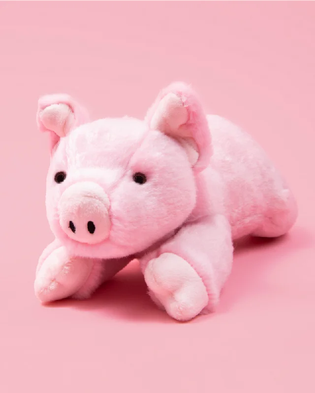 Petey Pig Plush Squeaky Dog Toy