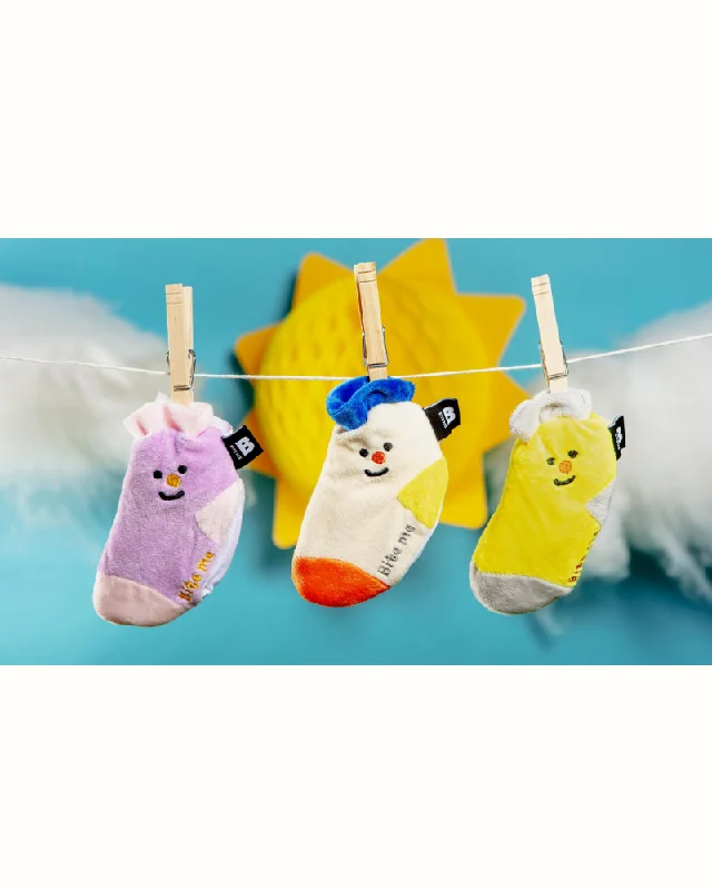 Sock Nosework Plush Dog Toy Set