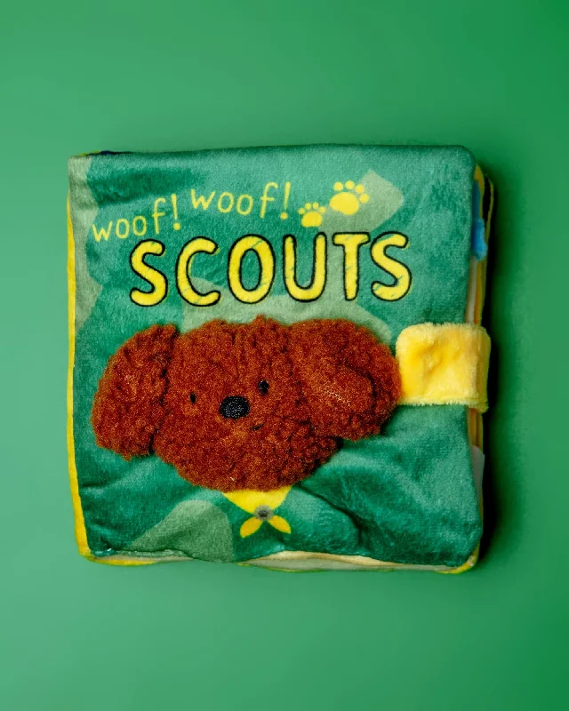 Woof Scouts Nosework Dog Book Plush Toy