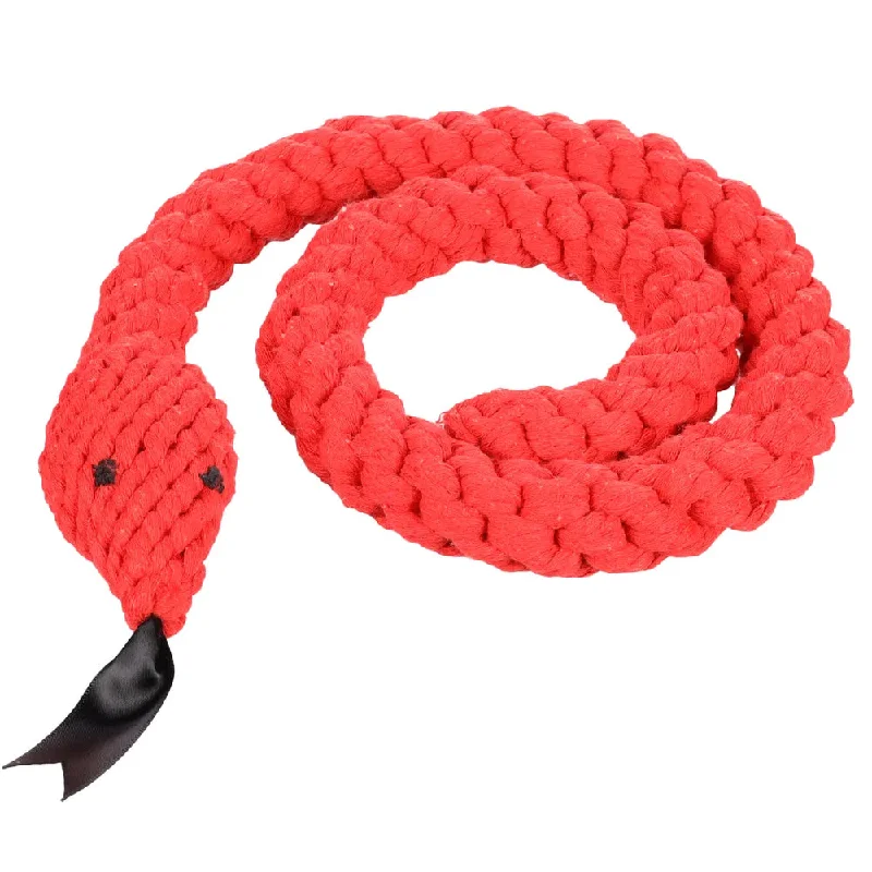 Jonas Snake Flocco Red Dog Toy