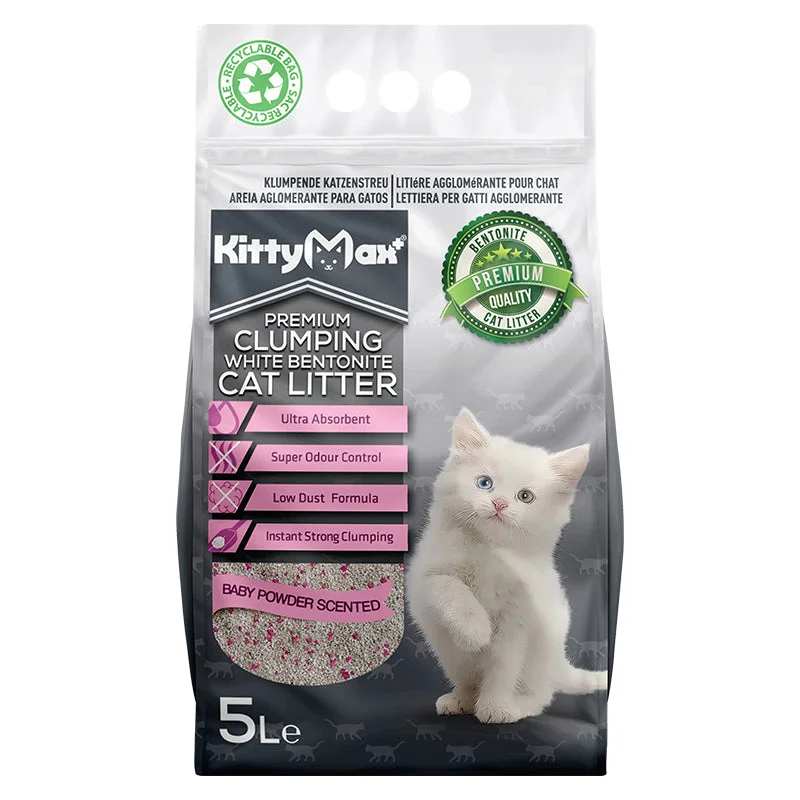 KittyMax - Clumping Cat Litter Baby Powder